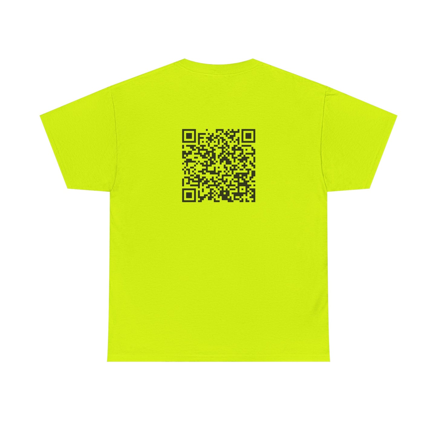 I know I'm beautiful QR Code Heavy Cotton Tee