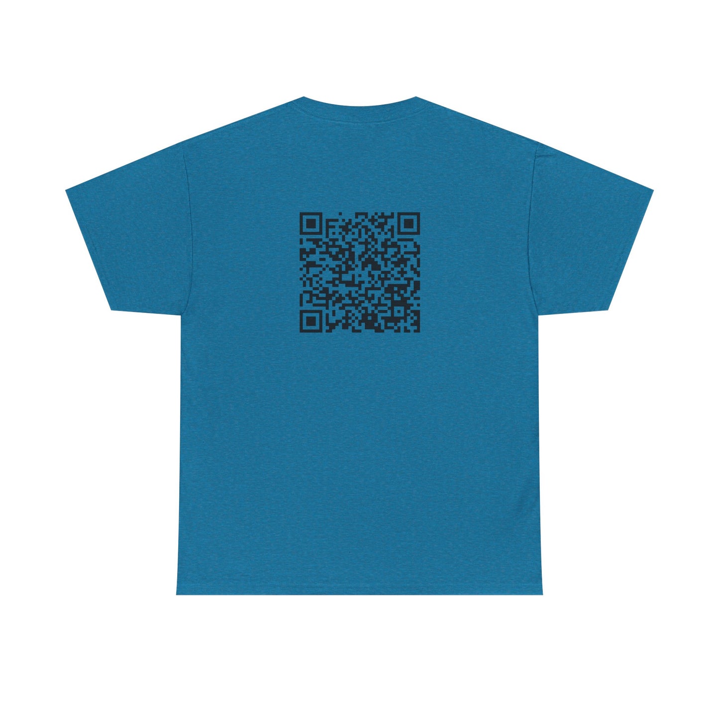 I know I'm beautiful QR Code Heavy Cotton Tee