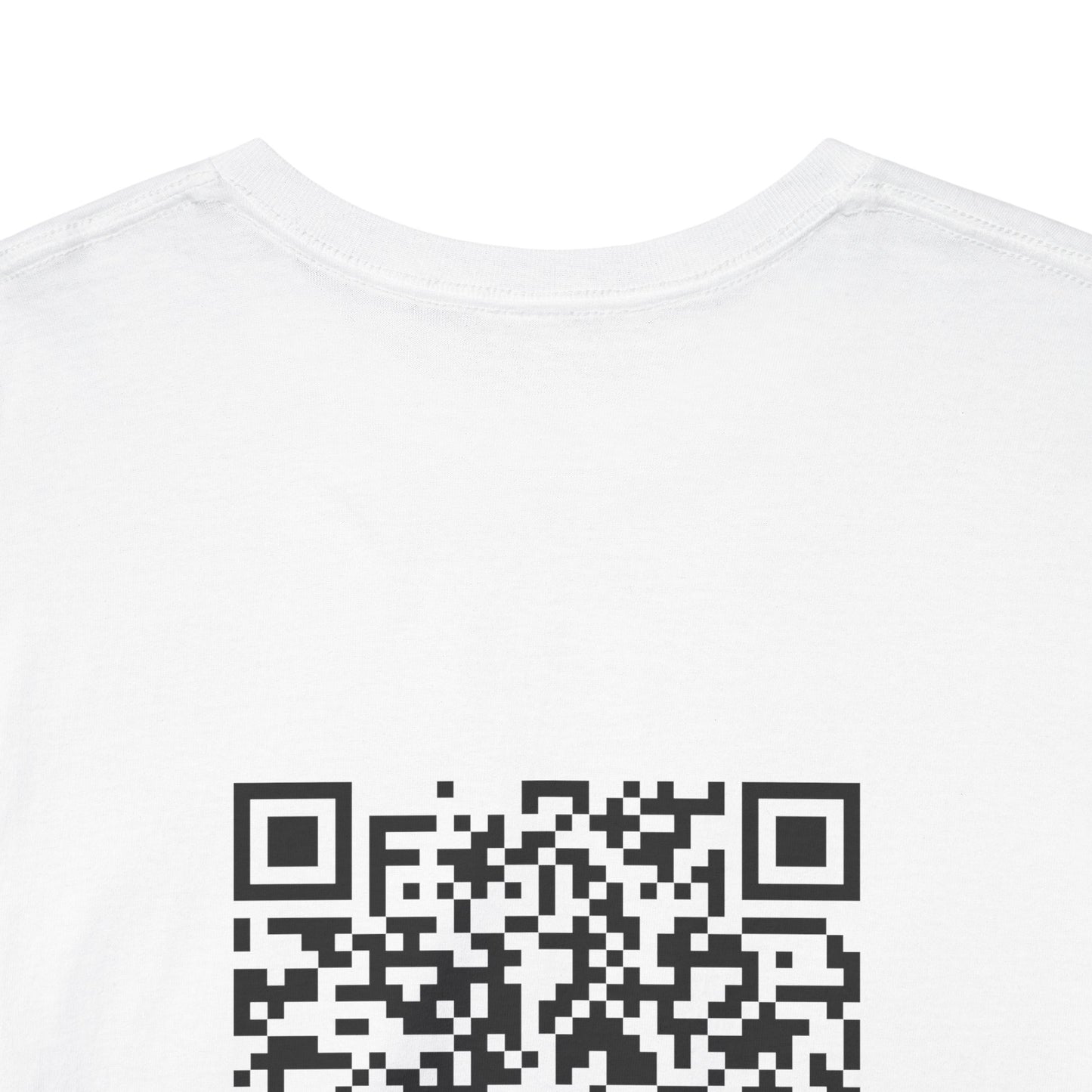 I know I'm beautiful QR Code Heavy Cotton Tee