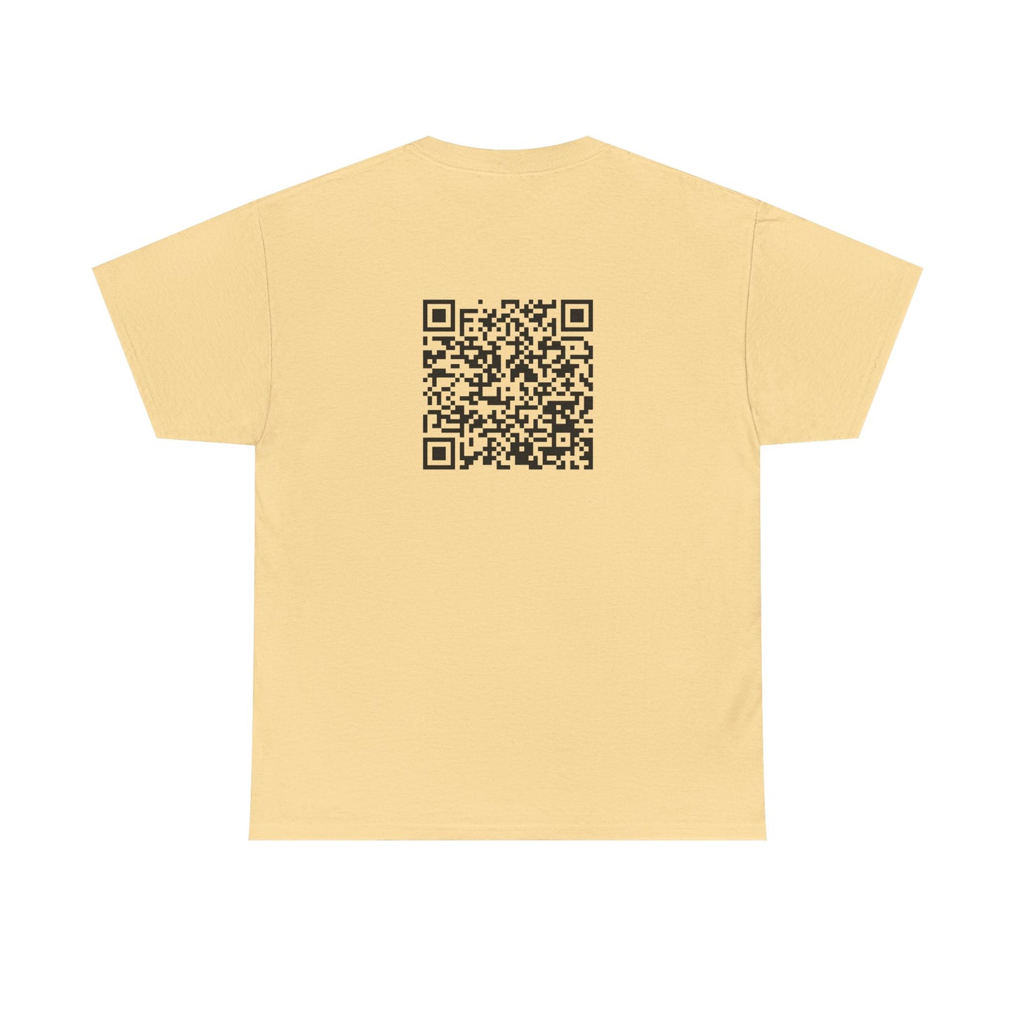 I know I'm beautiful QR Code Heavy Cotton Tee