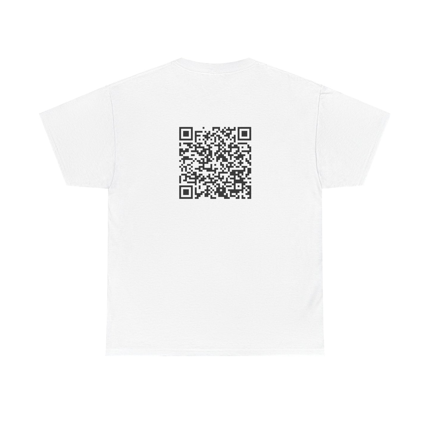I know I'm beautiful QR Code Heavy Cotton Tee