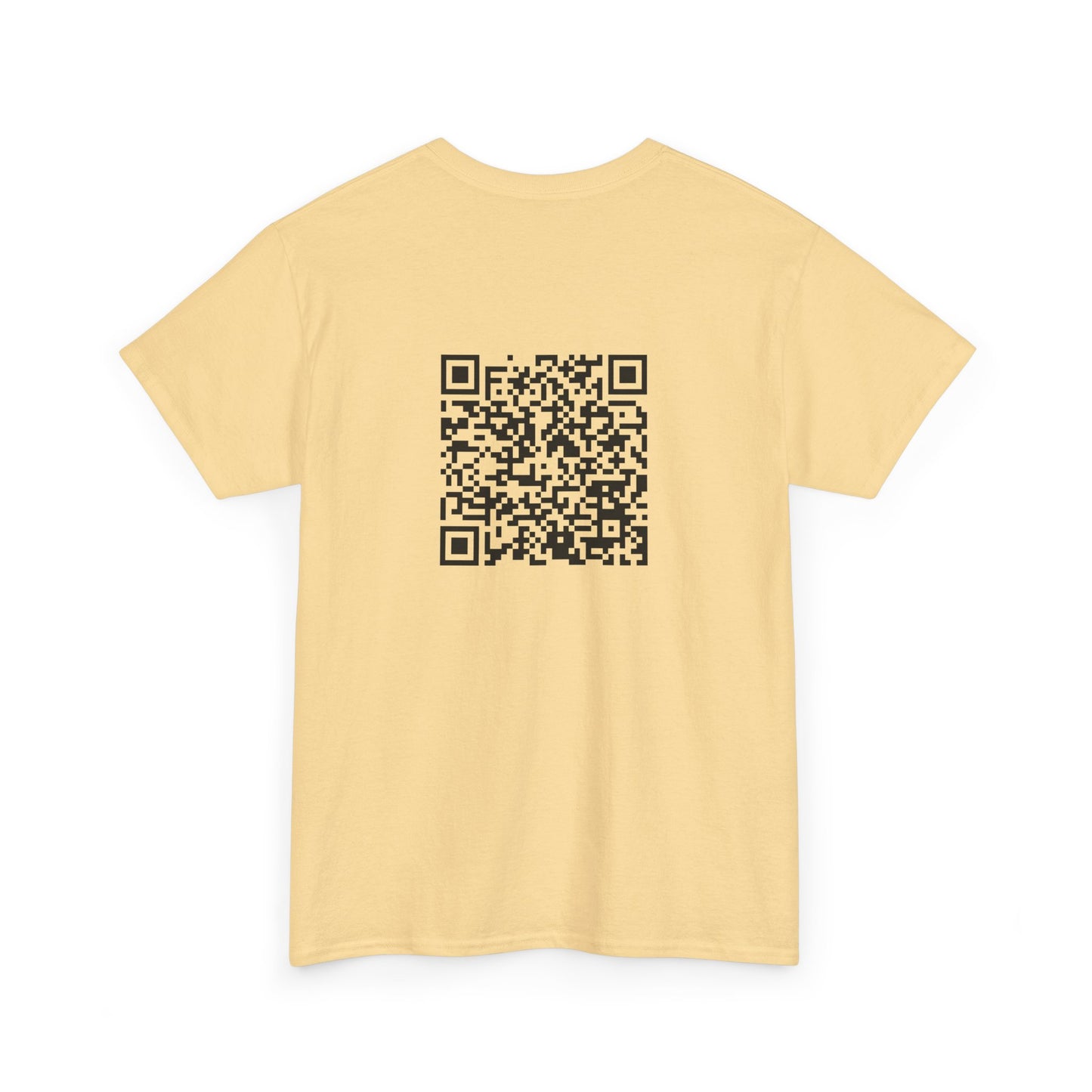 I know I'm beautiful QR Code Heavy Cotton Tee