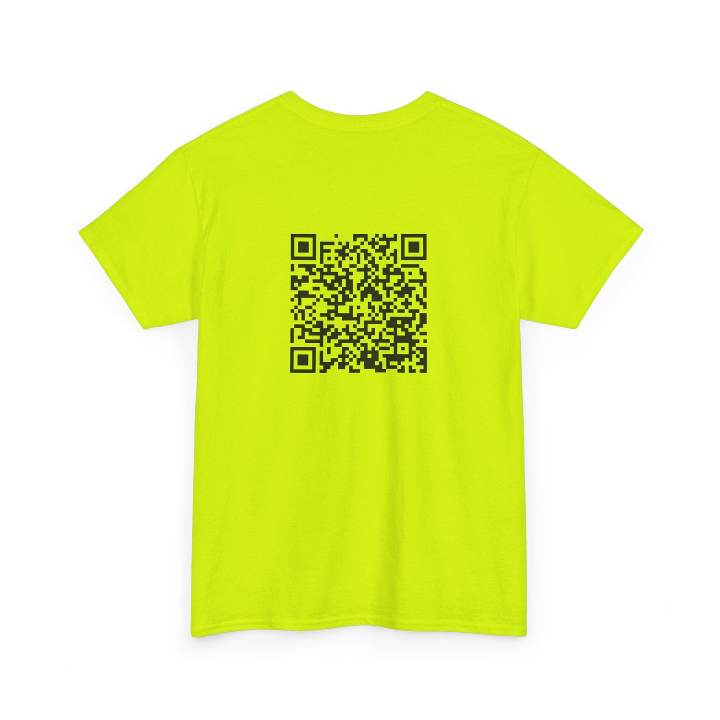 I know I'm beautiful QR Code Heavy Cotton Tee