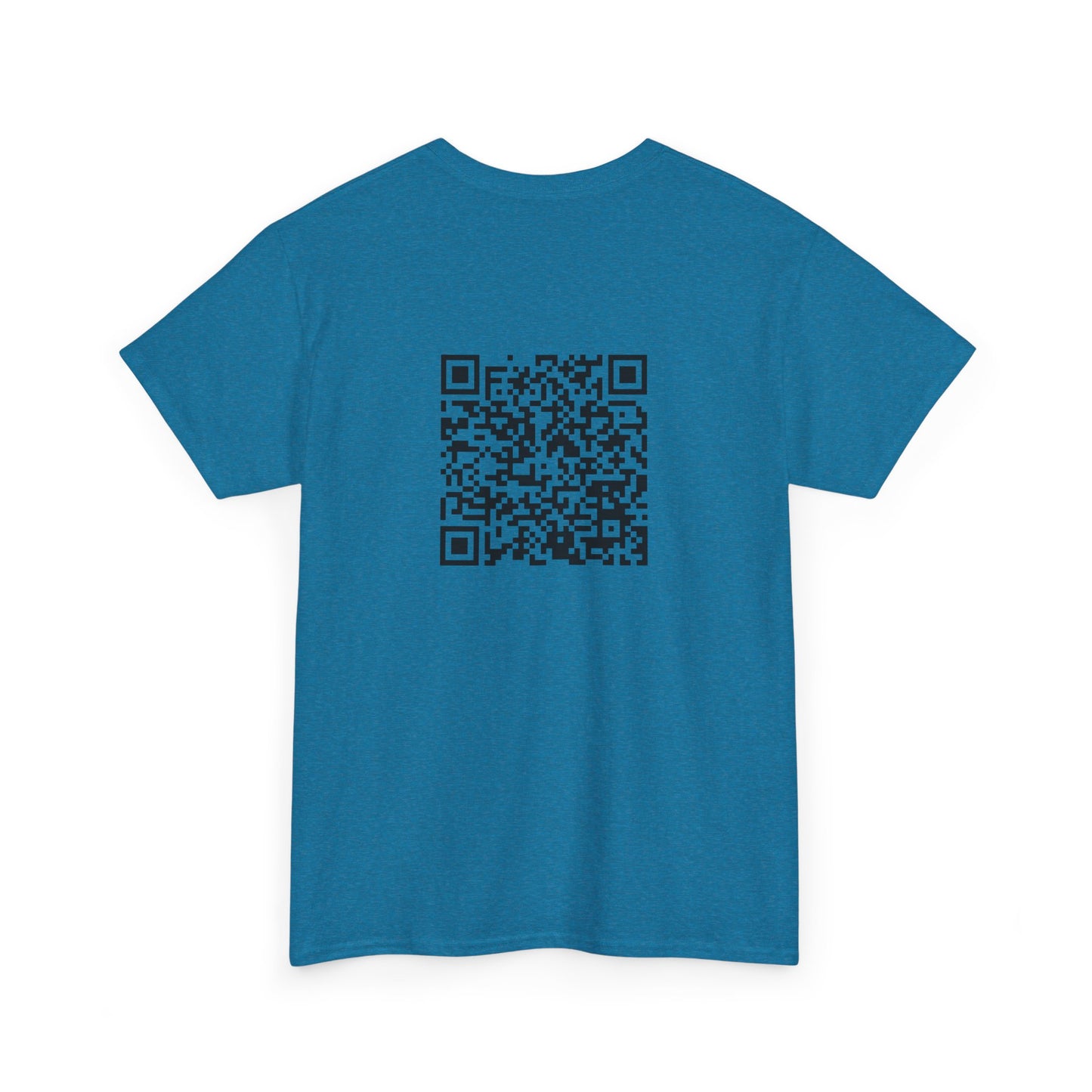 I know I'm beautiful QR Code Heavy Cotton Tee