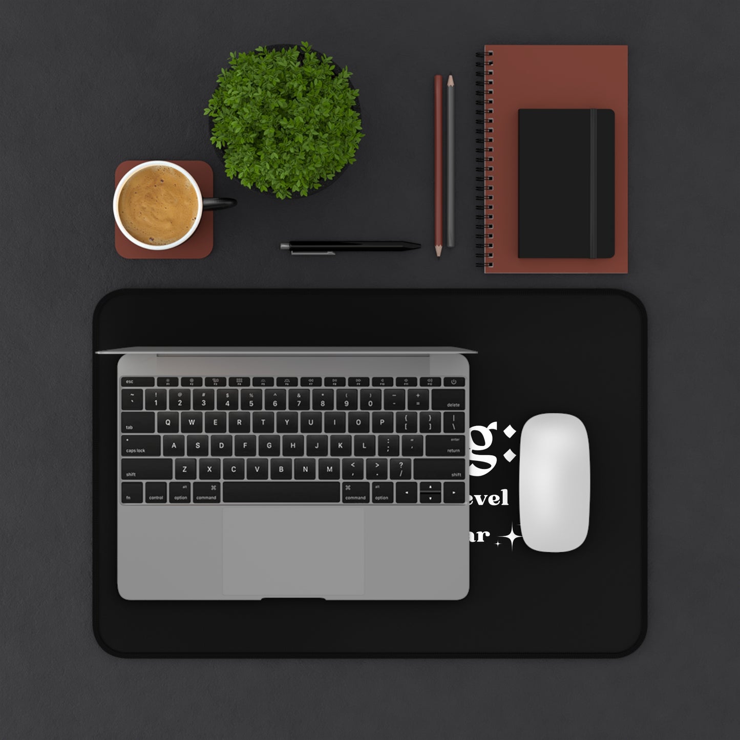 Adulting Definition Quote Desk Mat