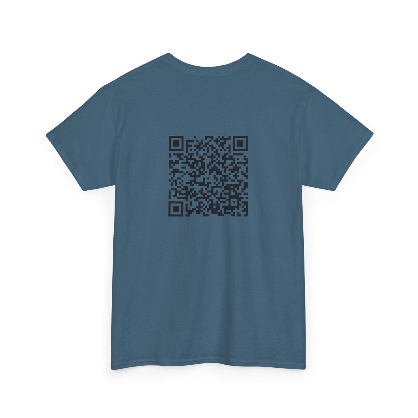 I know I'm beautiful QR Code Heavy Cotton Tee