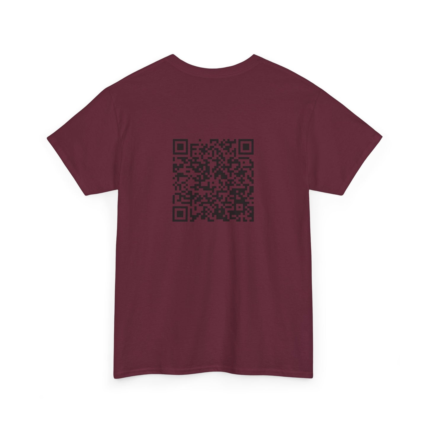I know I'm beautiful QR Code Heavy Cotton Tee