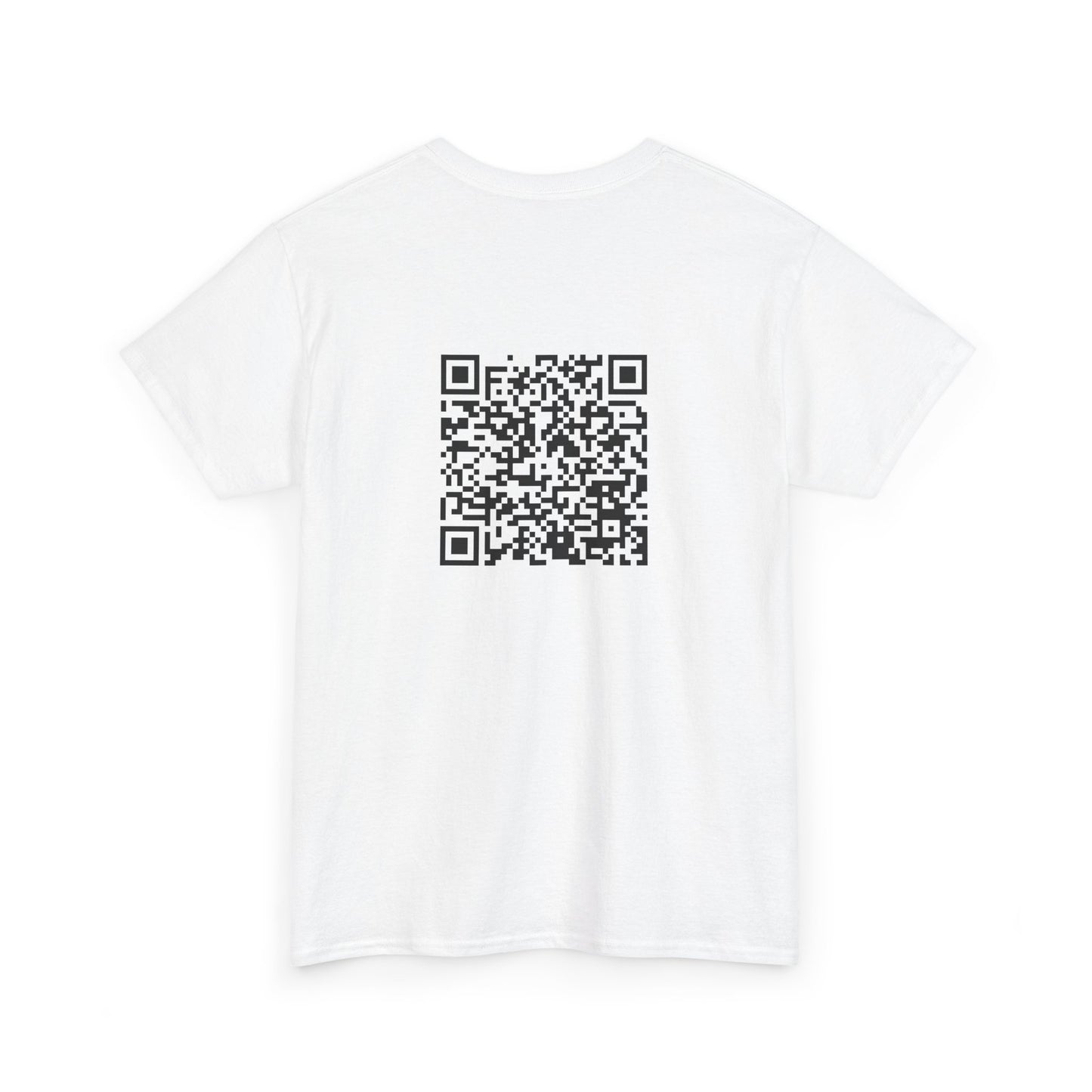 I know I'm beautiful QR Code Heavy Cotton Tee