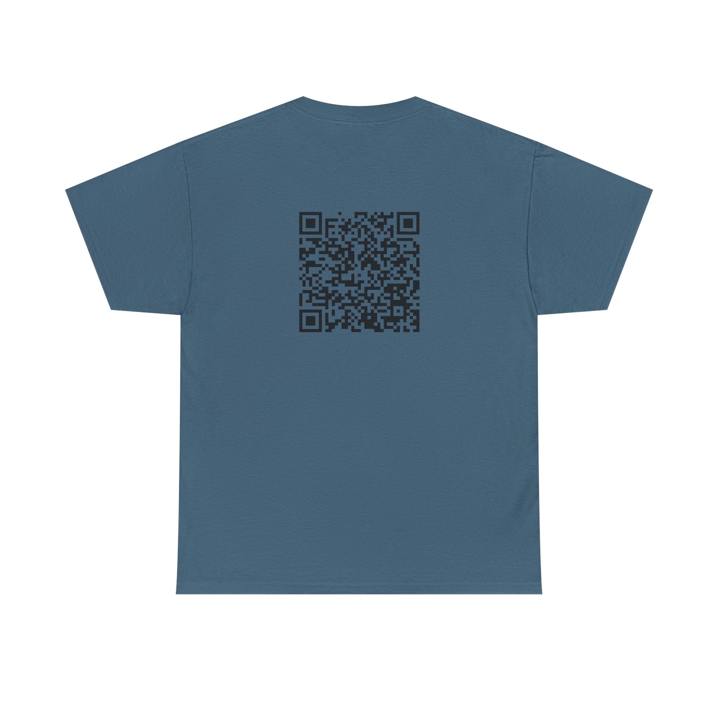 I know I'm beautiful QR Code Heavy Cotton Tee