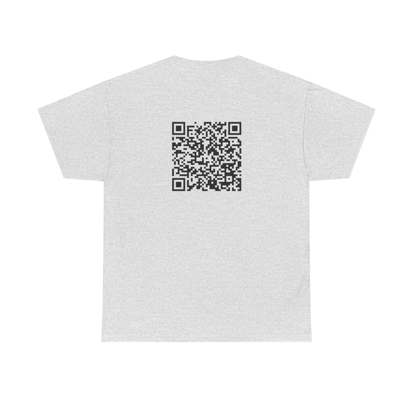 I know I'm beautiful QR Code Heavy Cotton Tee